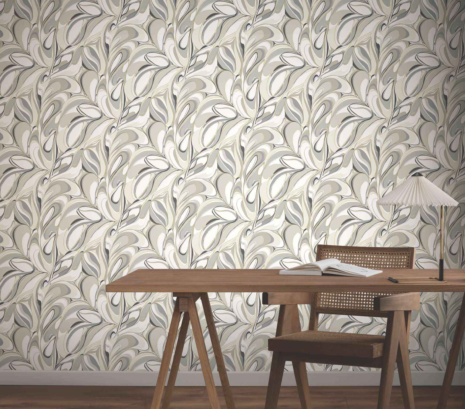 Achate Black & Grey Wallpaper - York Wallcoverings - GN2564 - York Wallcoverings Wallpaper