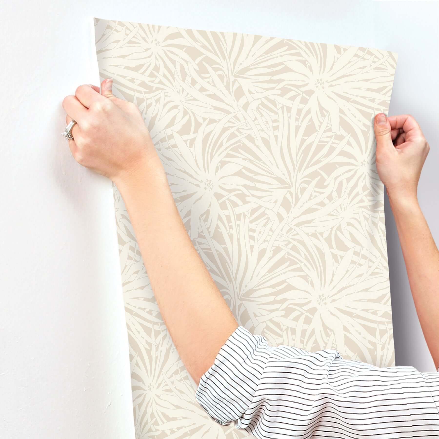 floral-canopy-linen-wallpaper-york-wallcoverings-gn2571 - York Wallpaper Wallpaper
