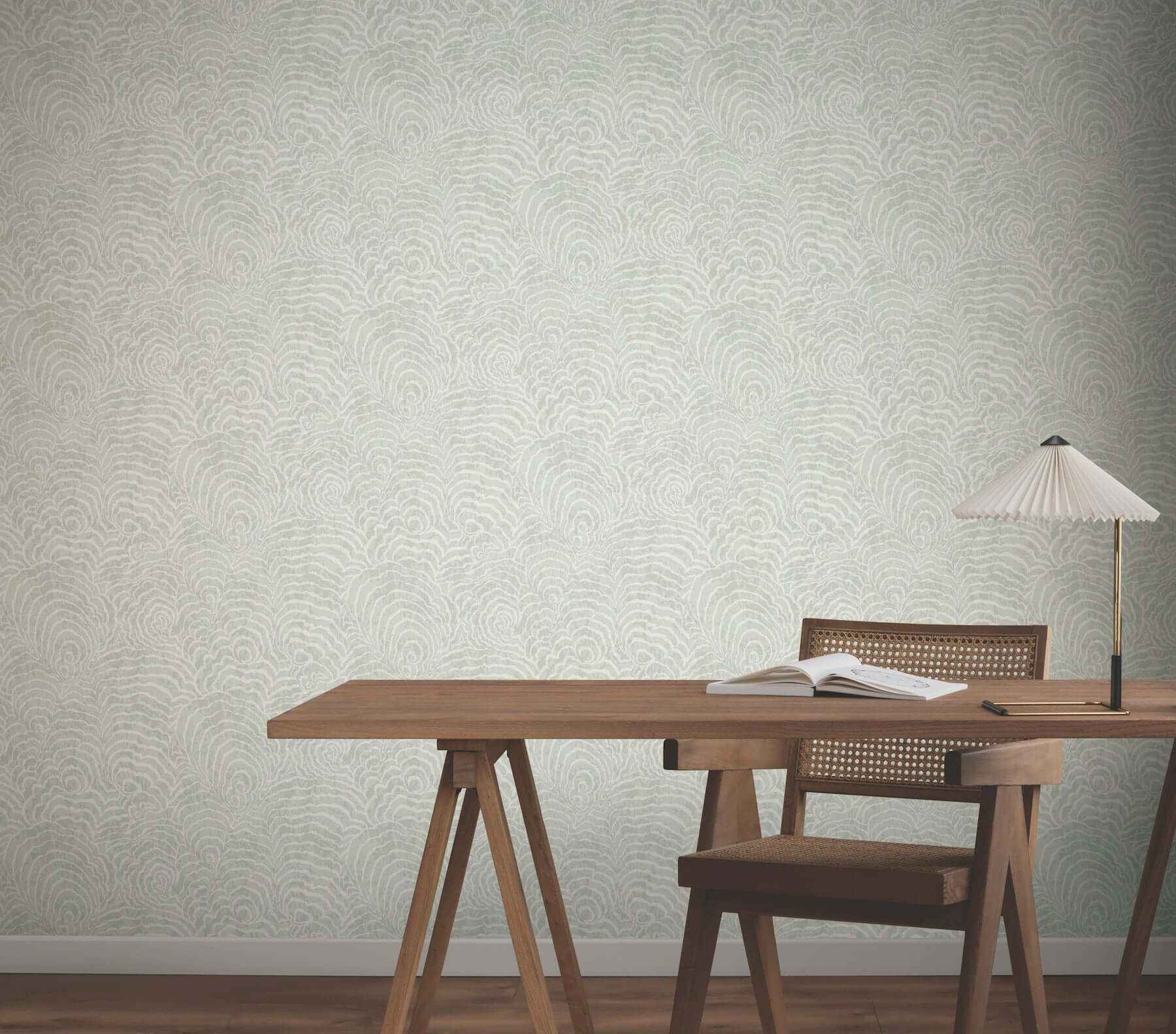 Ocean Jasper Grey Wallpaper - York Wallcoverings - GN2633