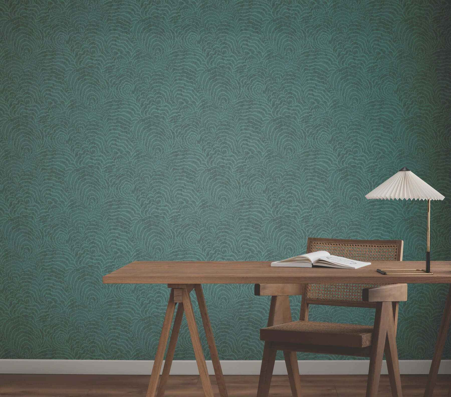 Ocean Jasper Teal Wallpaper - York Wallcoverings - GN2631 - York Wallcoverings Wallpaper