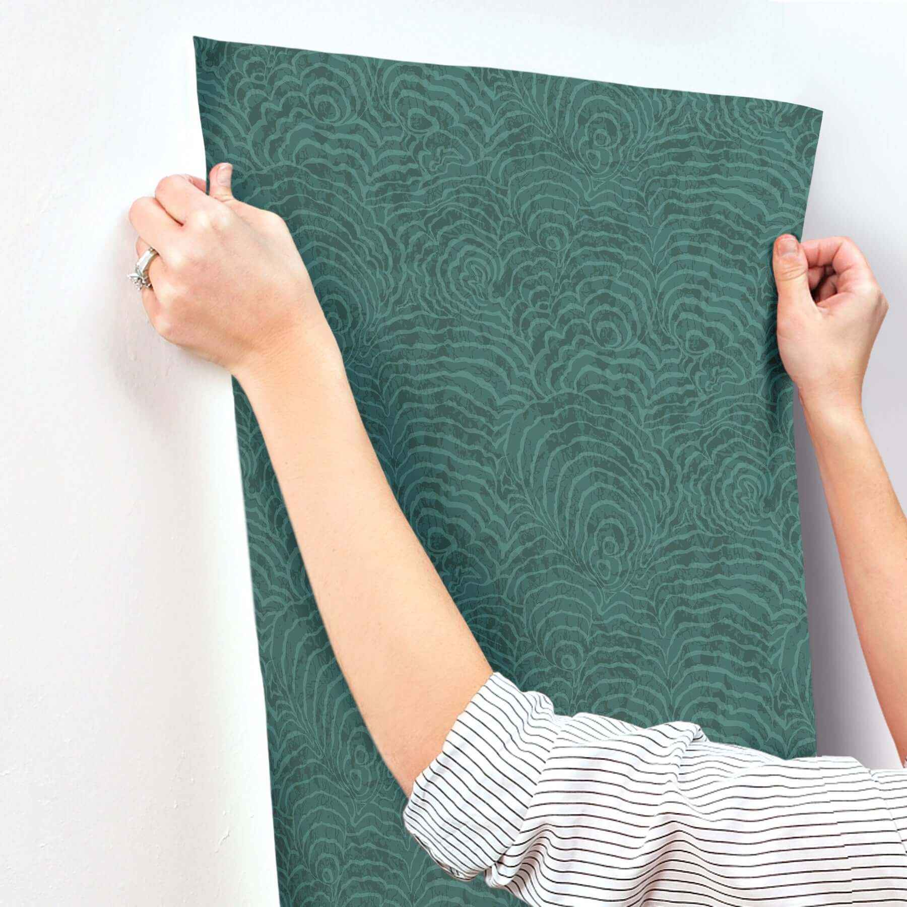 Ocean Jasper Teal Wallpaper - York Wallcoverings - GN2631 - York Wallcoverings Wallpaper