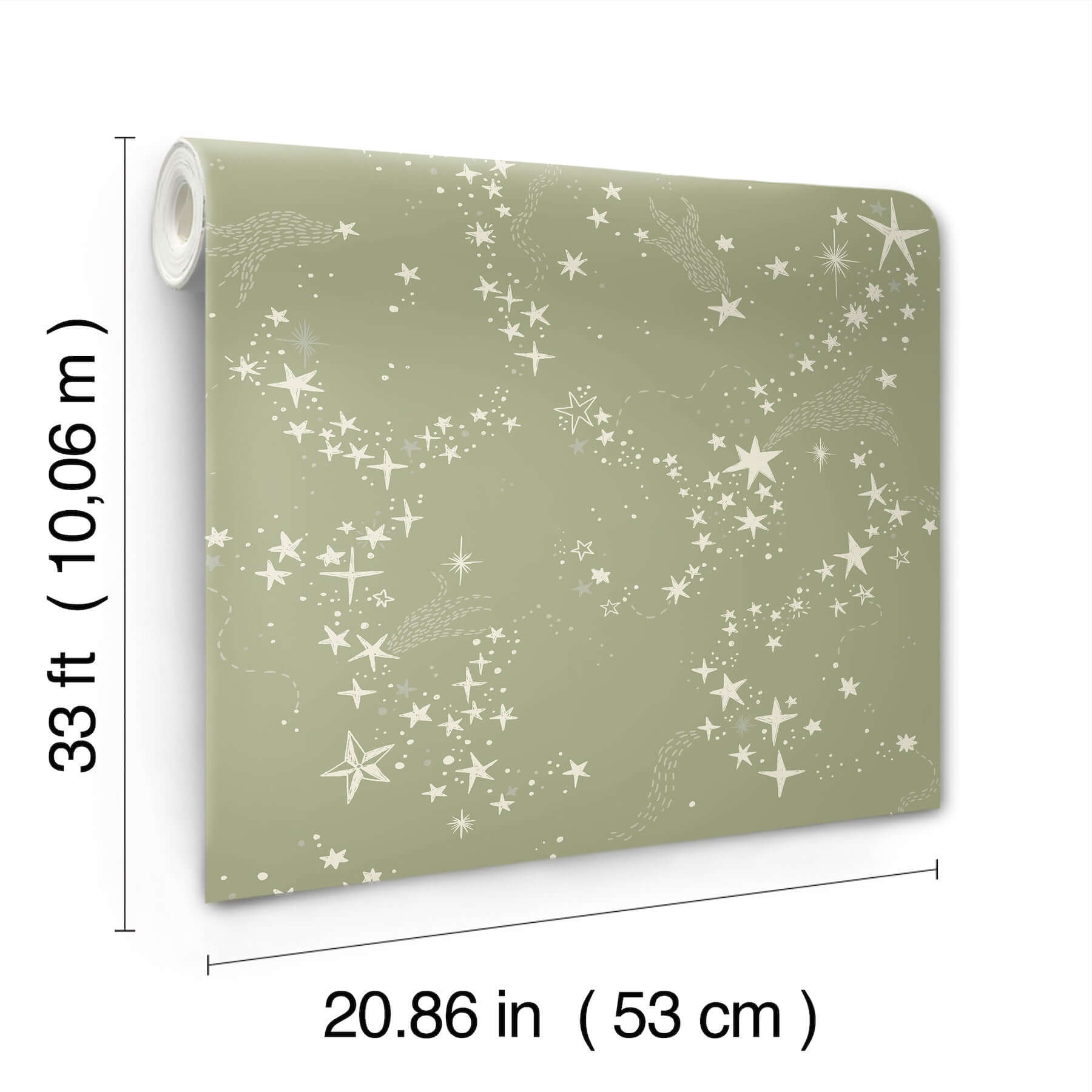 stjarnhimmel-green-wallpaper-york-wallcoverings-mb29022 - York Wallcoverings Wallpaper