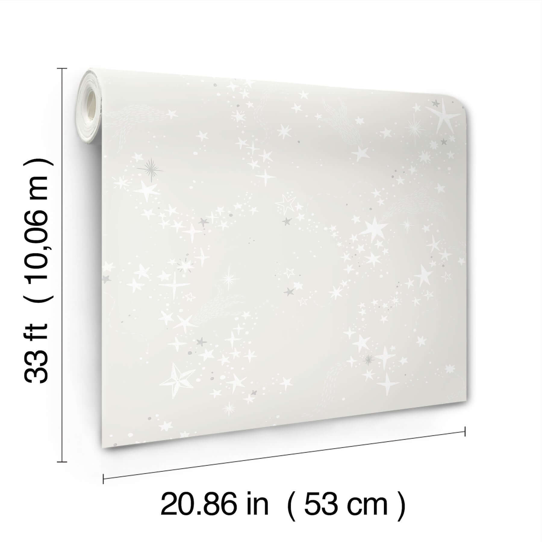 stjarnhimmel-grey-wallpaper-york-wallcoverings-mb29019 - York Wallpaper Wallpaper