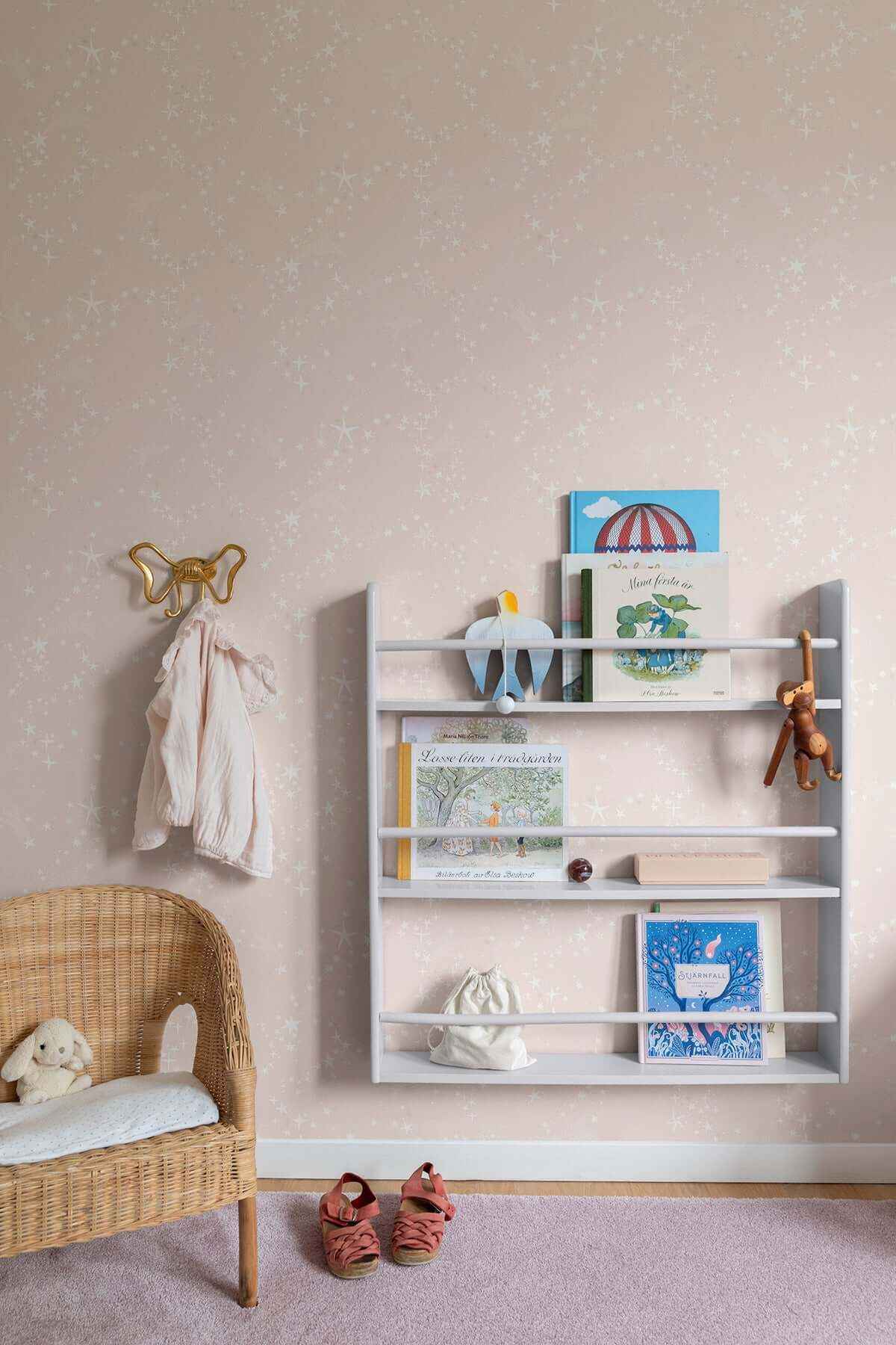 Stjarnhimmel Pink Wallpaper - York Wallcoverings - MB29020 - York Wallcoverings Wallpaper