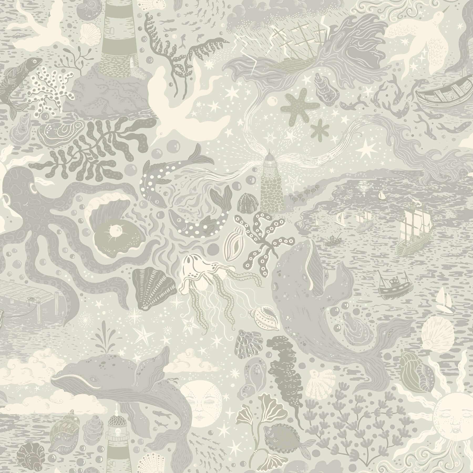 havet-light-blue-wallpaper-york-wallcoverings-mb29017 - York Wallpaper Wallpaper