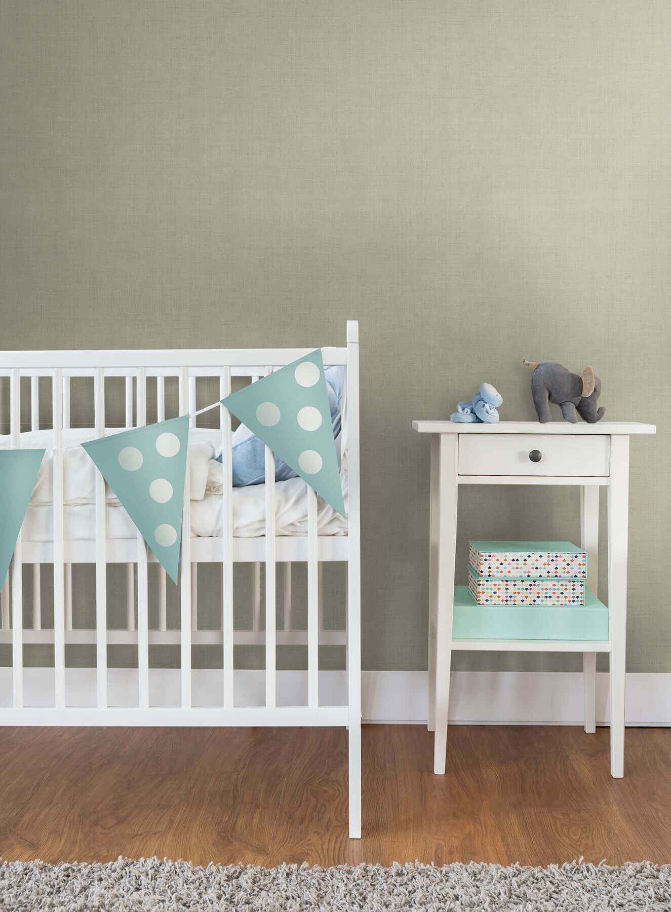 Vava Pinje Green Smoke Wallpaper - York Wallcoverings - MB16022 - York Wallcoverings Wallpaper