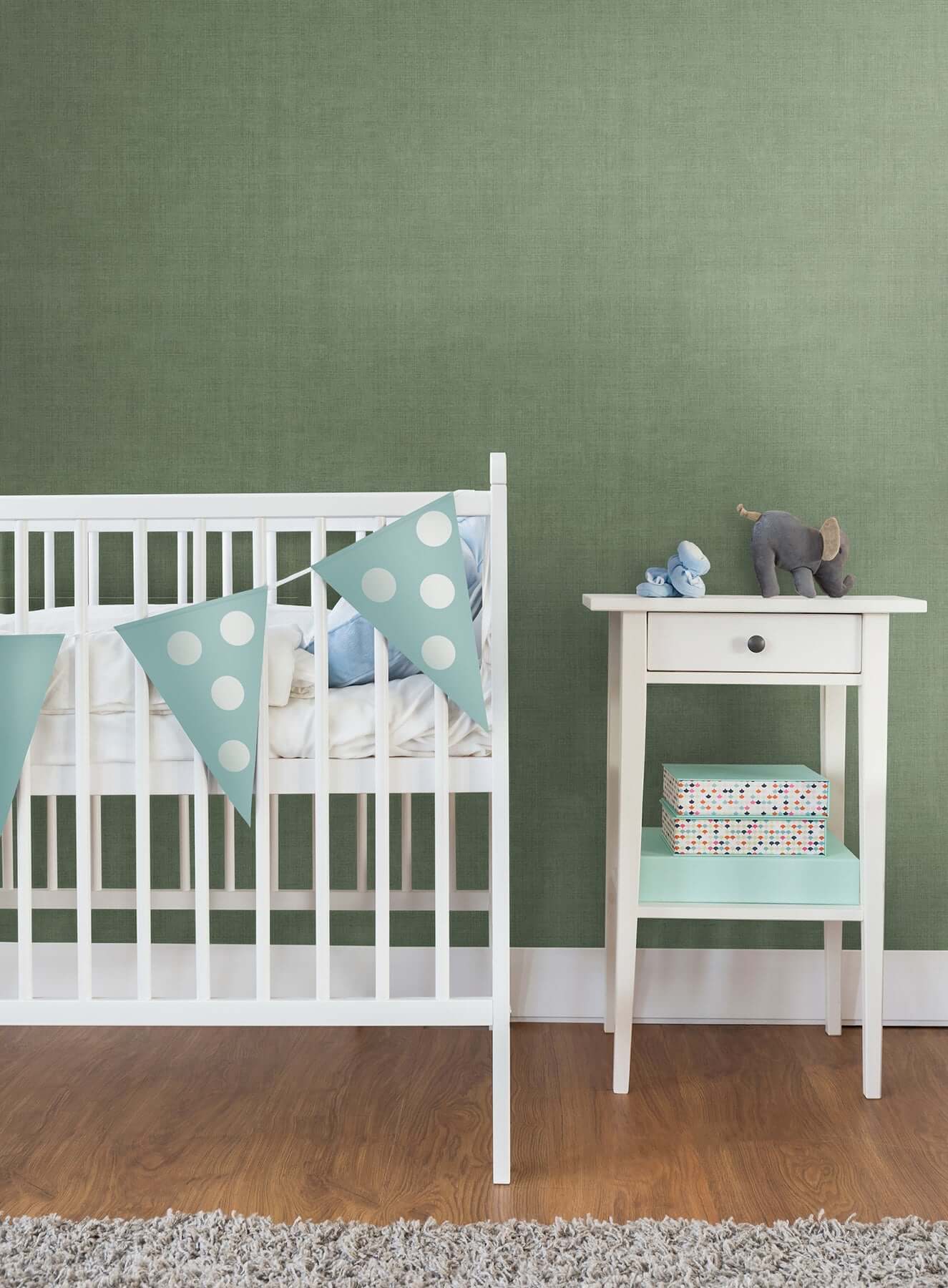 vava-smaragd-dark-green-wallpaper-york-wallcoverings-mb16040 - York Wallcoverings Wallpaper