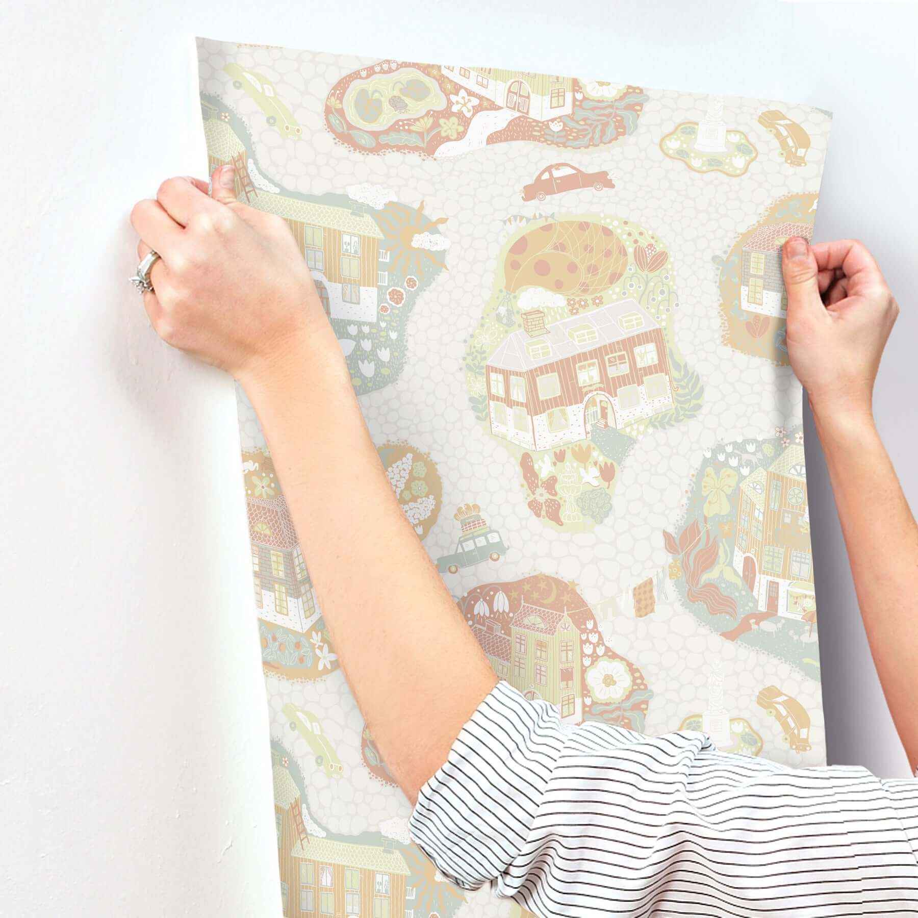 Staden Grey Wallpaper - York Wallcoverings - MB29007 - York Wallcoverings Wallpaper