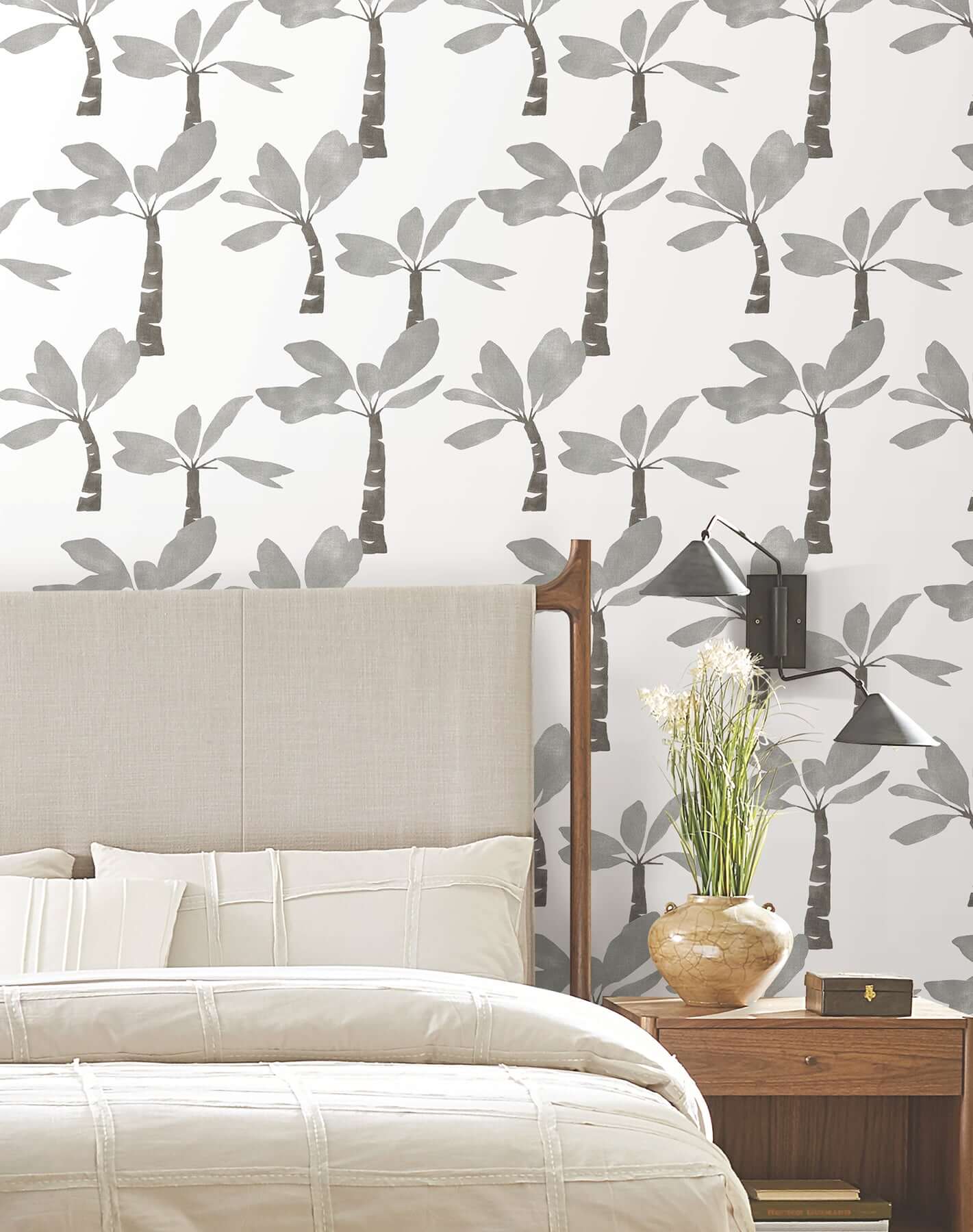 painted-oasis-carbon-graphite-wallpaper-york-wallcoverings-zm2838 - York Wallcoverings Wallpaper