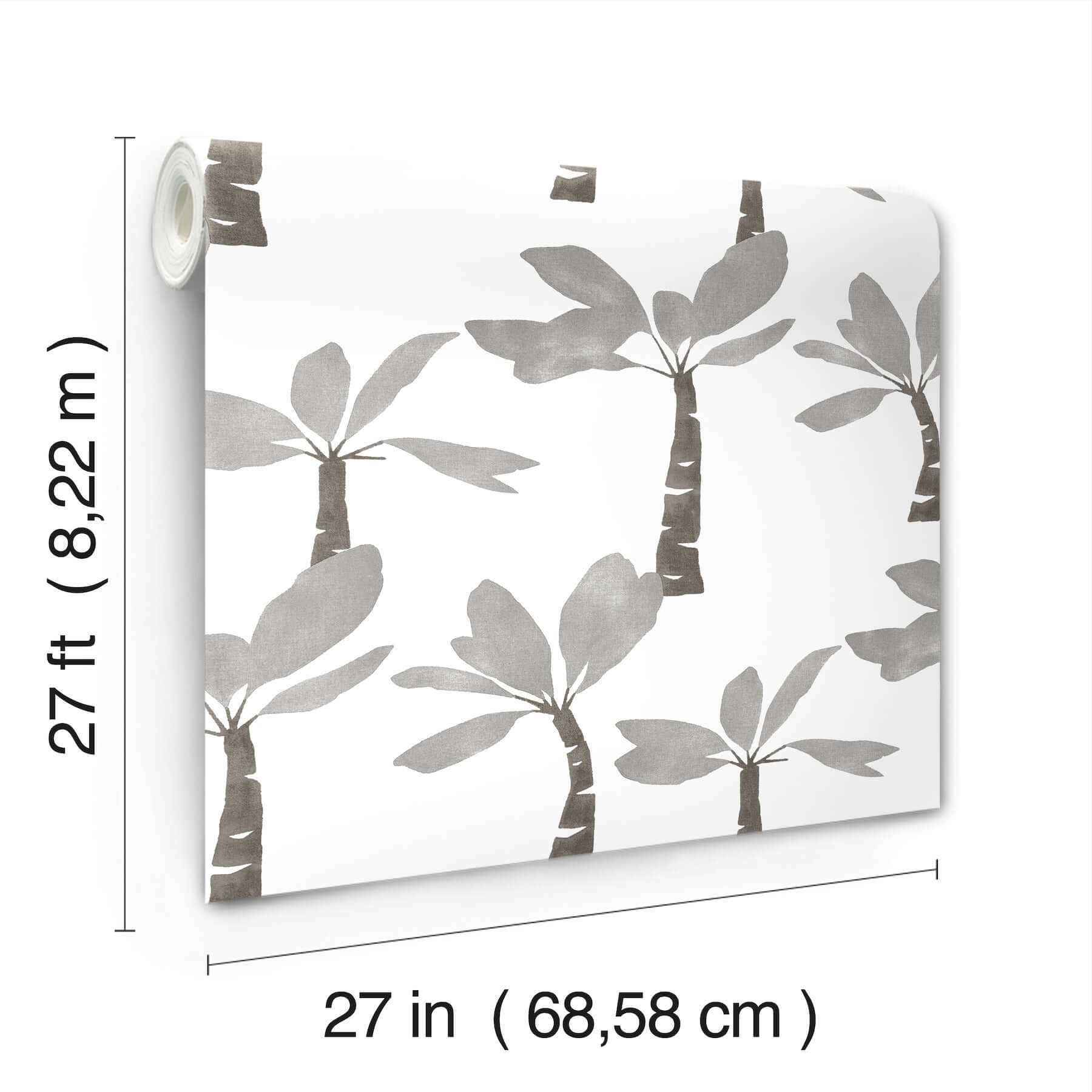 painted-oasis-carbon-graphite-wallpaper-york-wallcoverings-zm2838 - York Wallcoverings Wallpaper