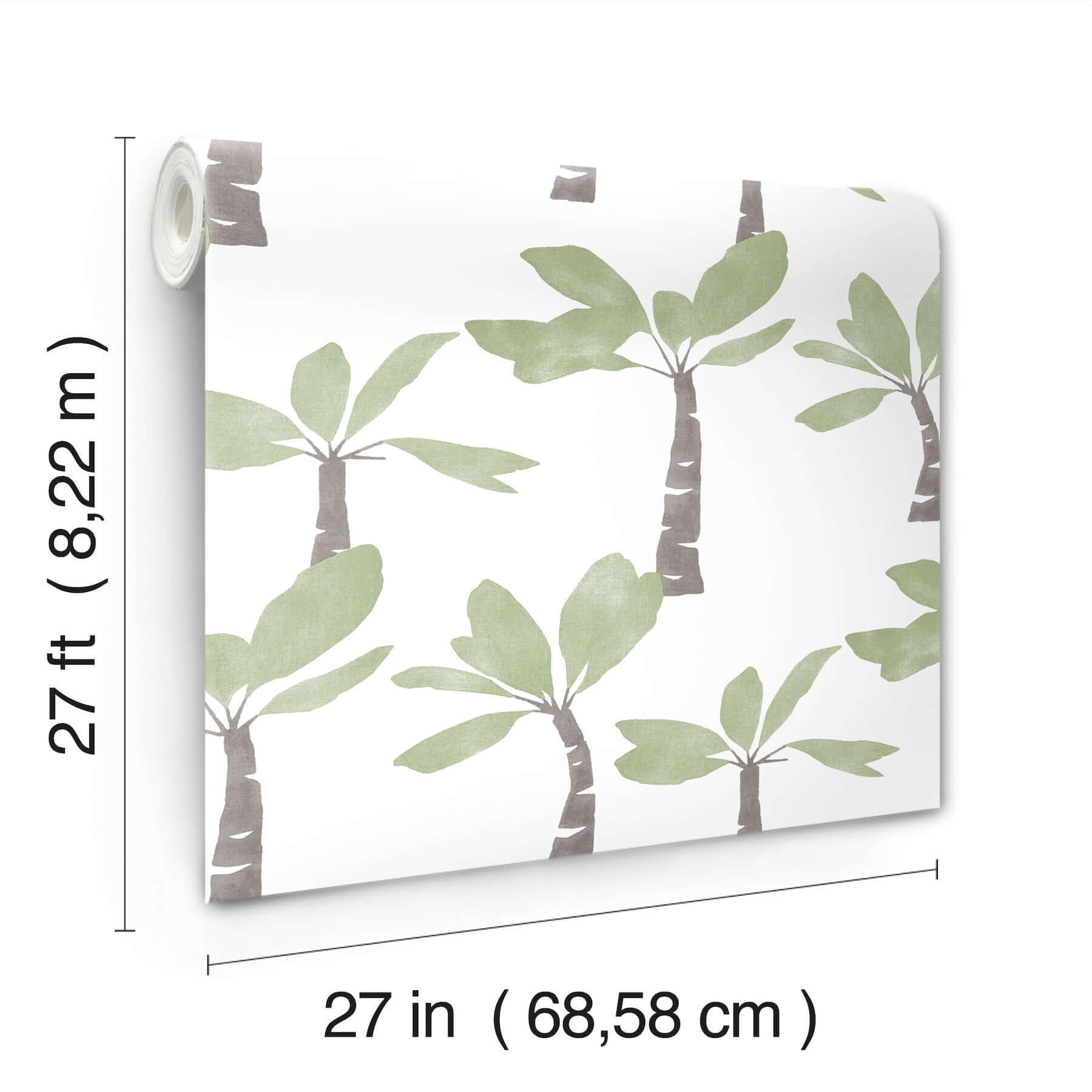 painted-oasis-leaf-green-wallpaper-york-wallcoverings-zm2839 - York Wallcoverings Wallpaper