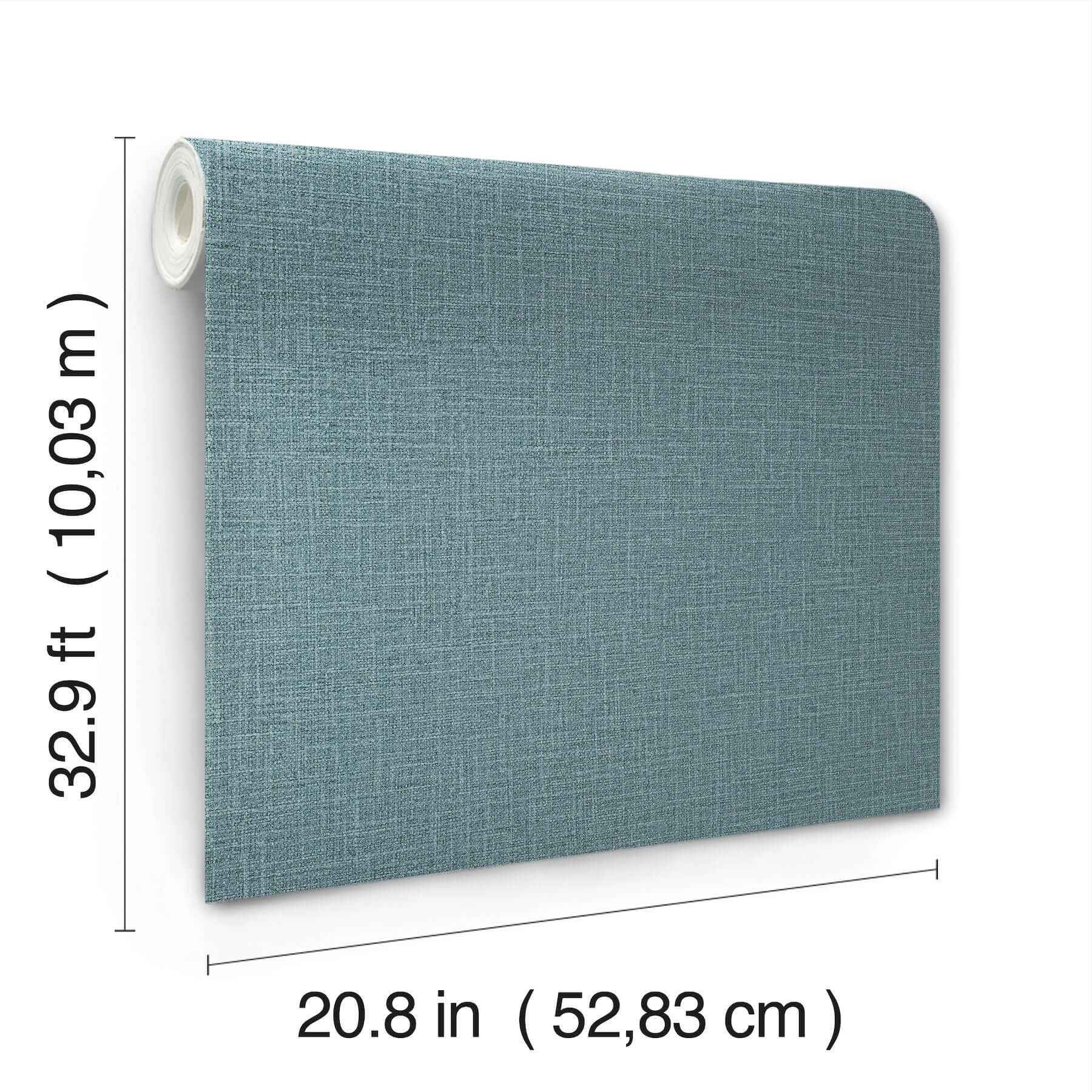 Loom Denim Wallpaper - York Wallcoverings - SI26147 - York Wallcoverings Wallpaper