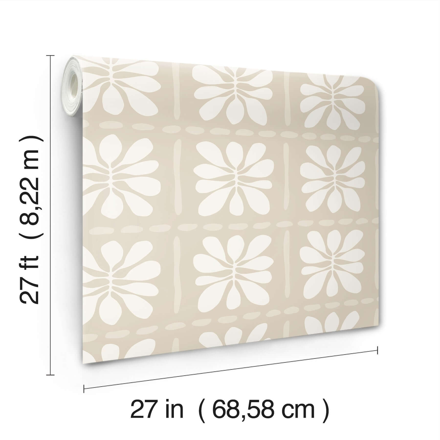 mimosa-fleur-nude-wallpaper-york-wallcoverings-zm2808 - York Wallcoverings Wallpaper