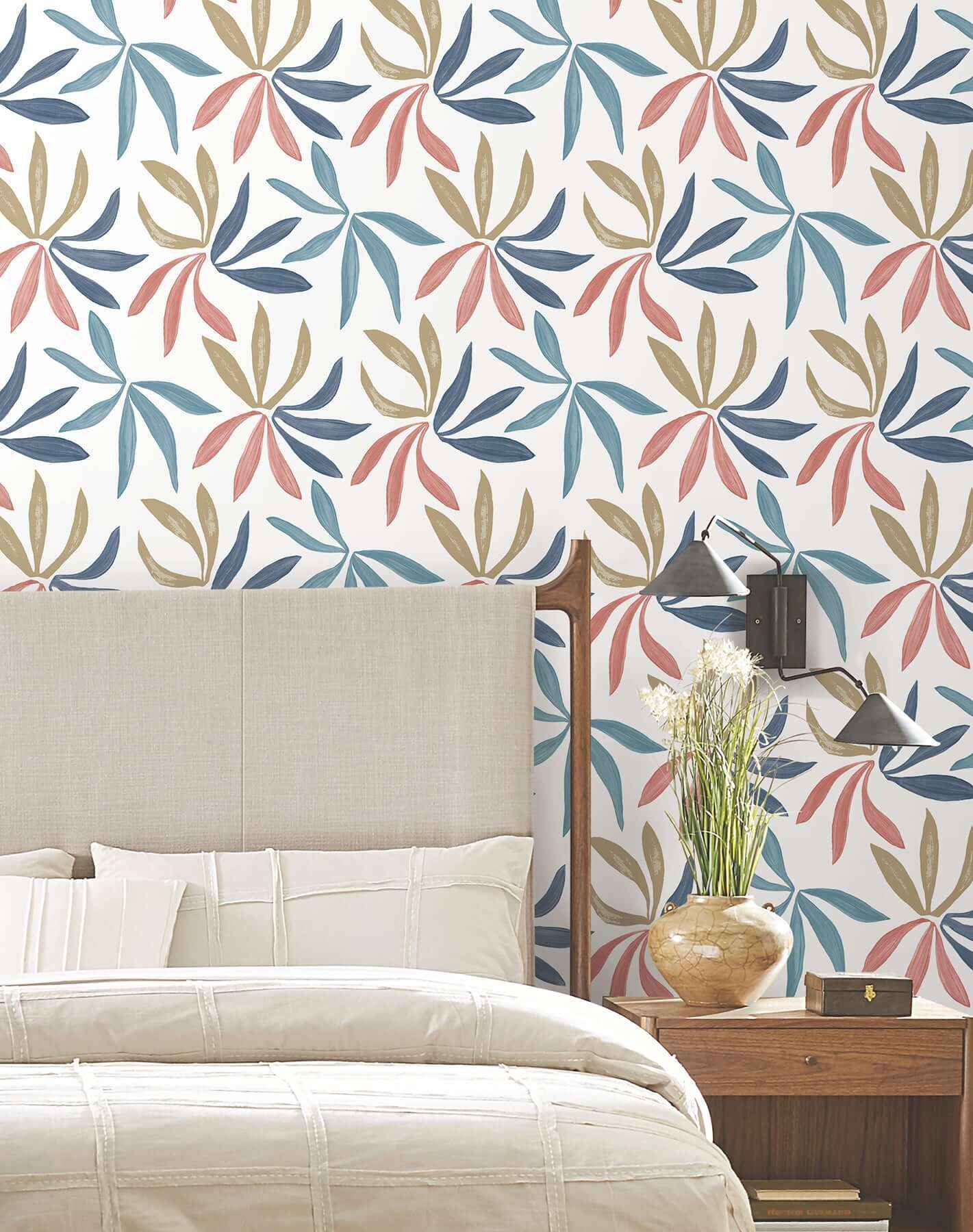Little Garden Multicolor Wallpaper - York Wallcoverings - ZM2811 - York Wallcoverings Wallpaper