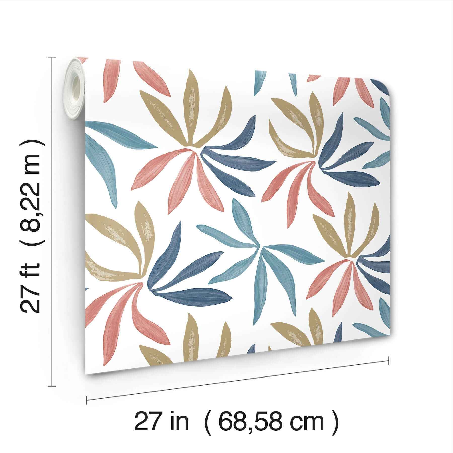 Little Garden Multicolor Wallpaper - York Wallcoverings - ZM2811 - York Wallcoverings Wallpaper