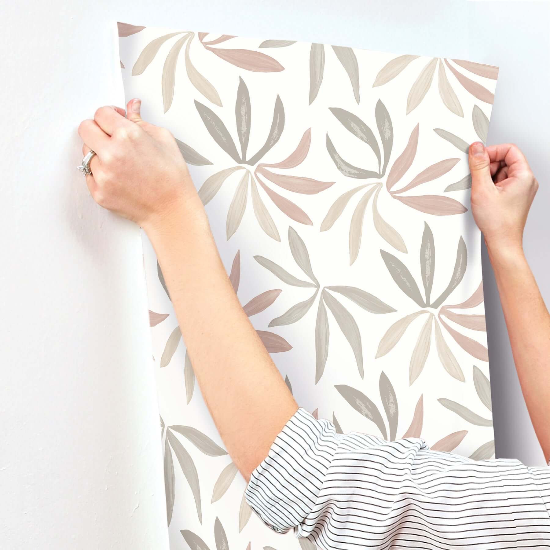 little-garden-nude-blush-wallpaper-york-wallcoverings-zm2814 - York Wallcoverings Wallpaper