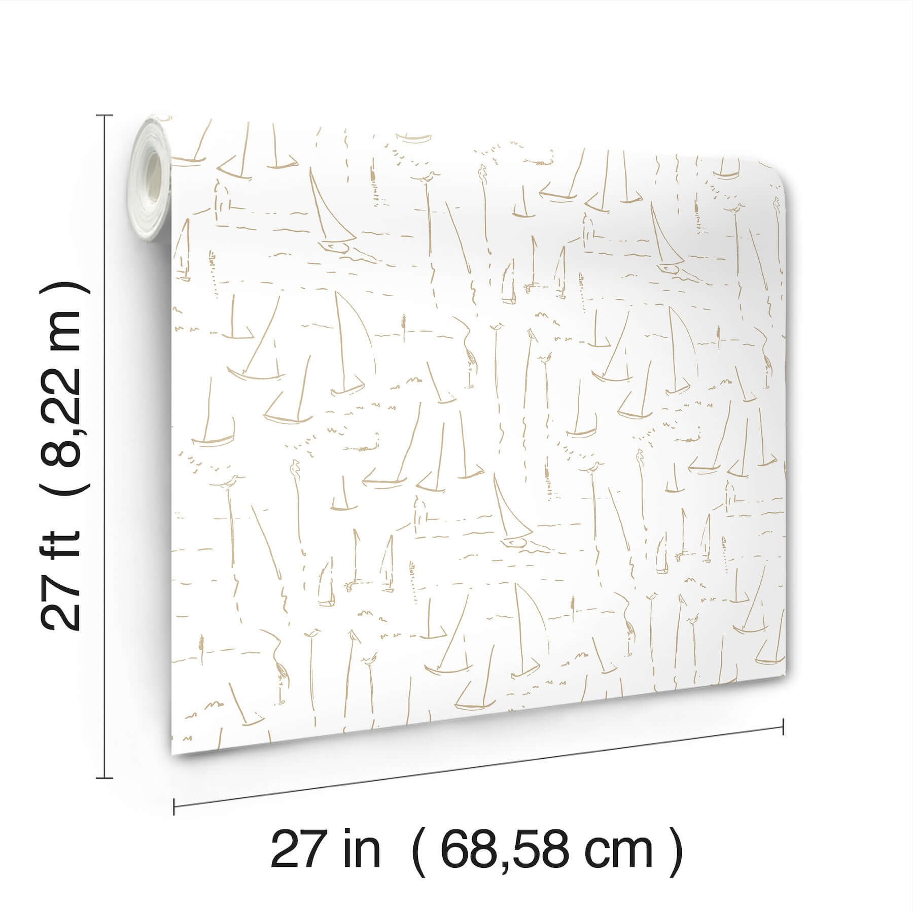 vermillion-coast-gold-wallpaper-york-wallcoverings-zm2845 - York Wallcoverings Wallpaper