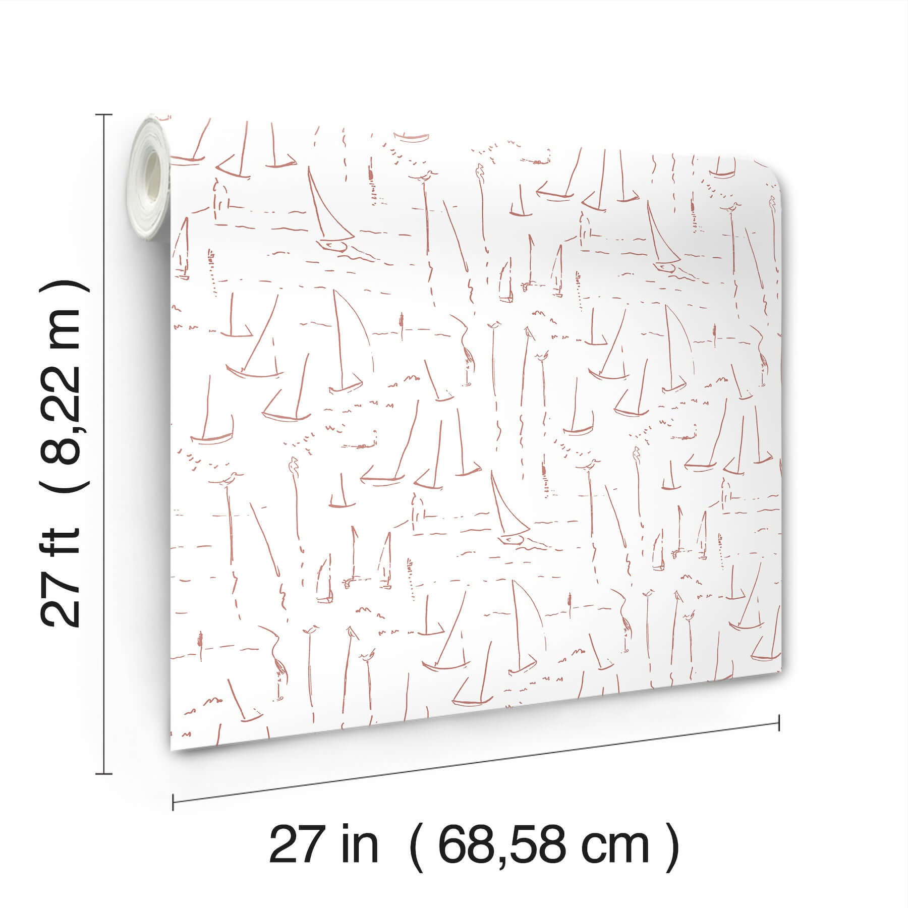 vermillion-coast-vermillion-wallpaper-york-wallcoverings-zm2843 - York Wallpaper Wallpaper