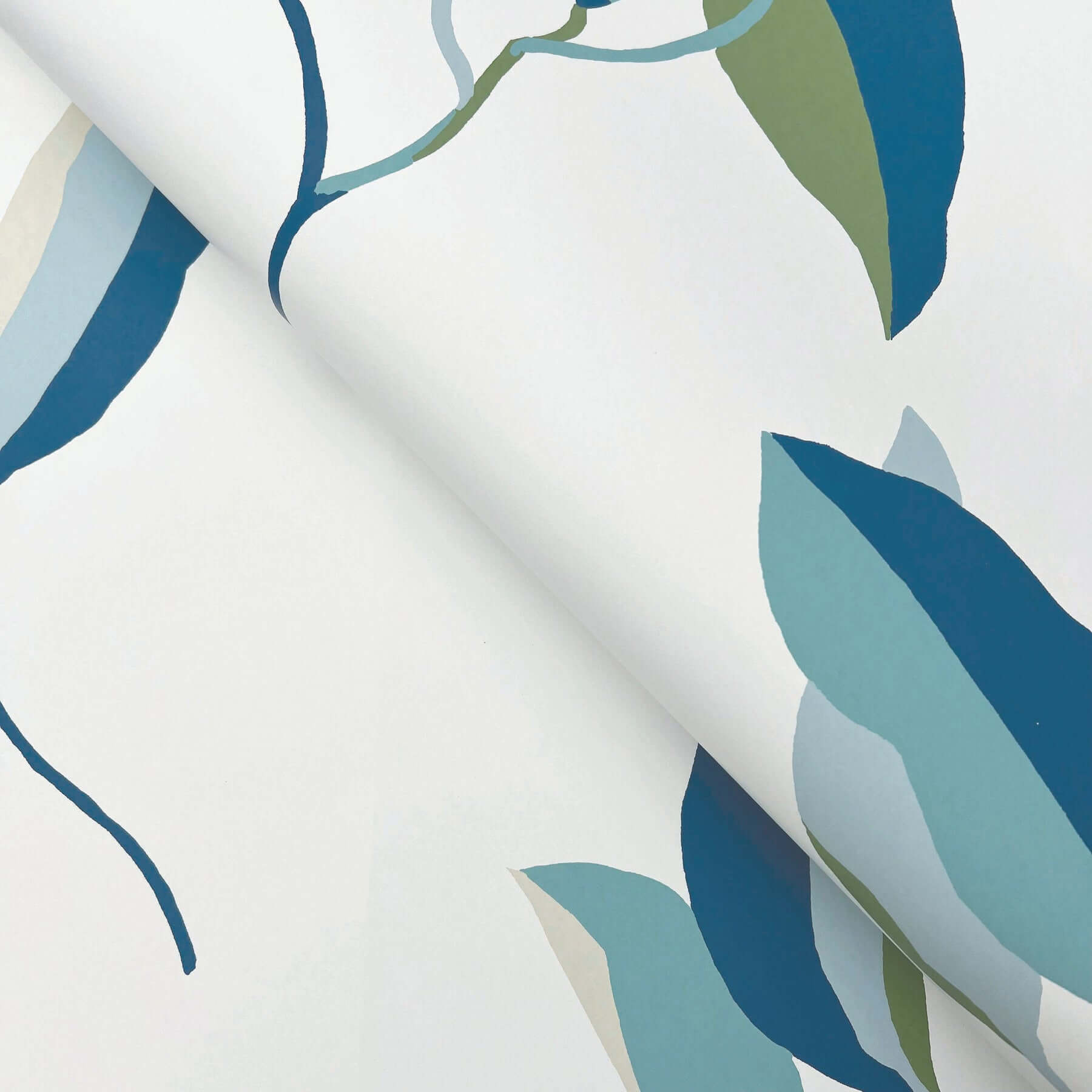 brushwork-branches-alpine-cobalt-wallpaper-york-wallcoverings-zm2871 - York Wallpaper Wallpaper