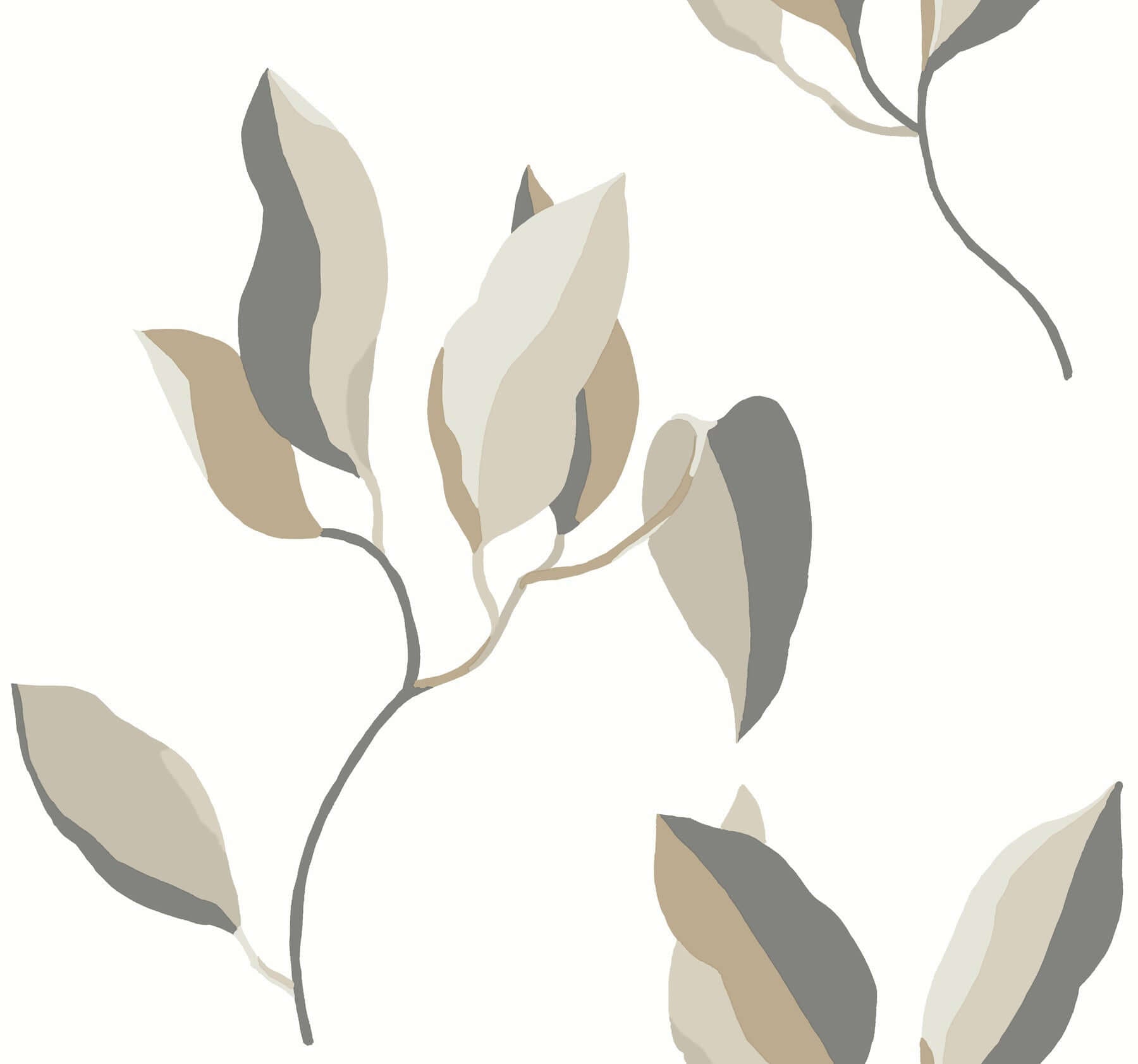 brushwork-branches-neutral-gold-wallpaper-york-wallcoverings-zm2876 - York Wallpaper Wallpaper