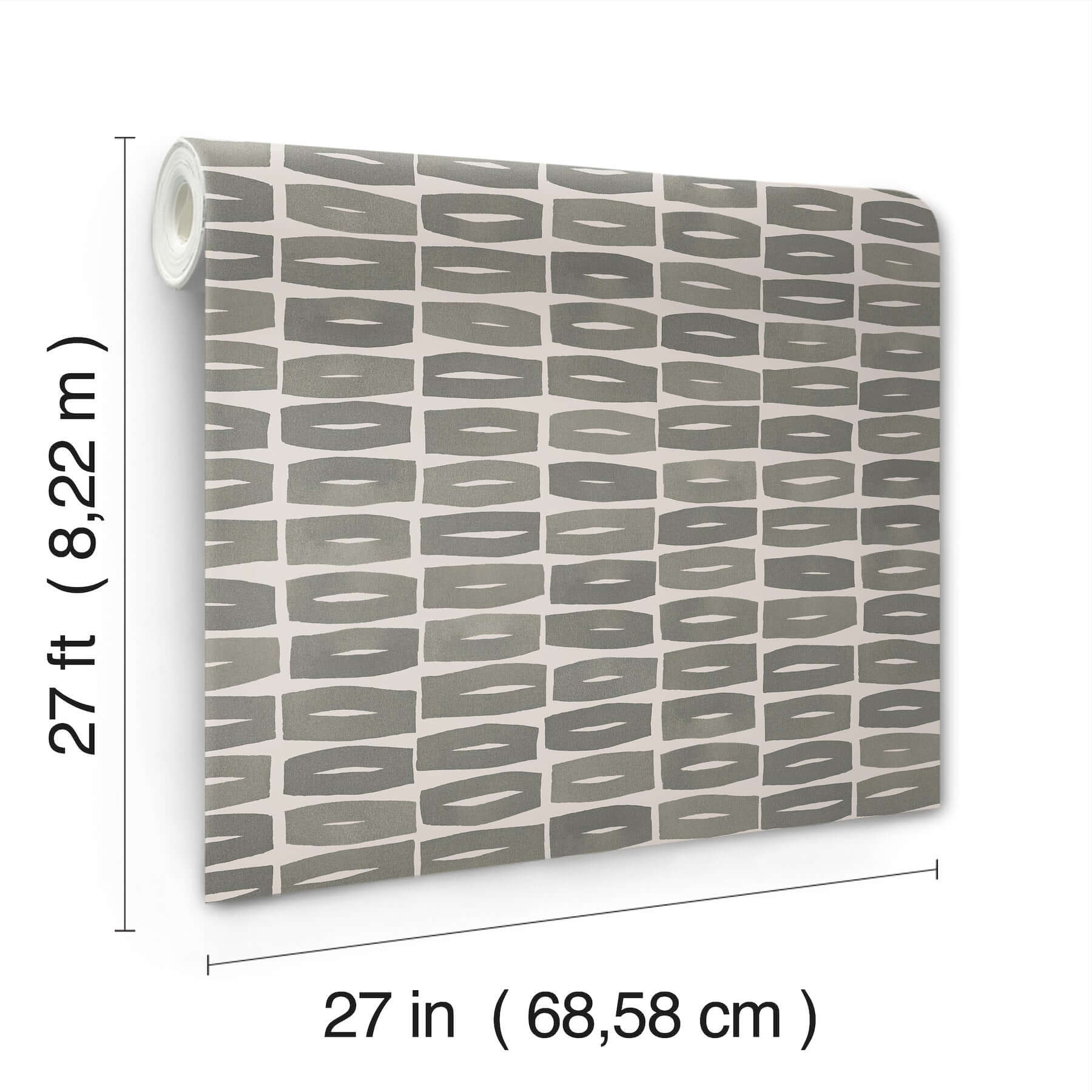 modernist-motif-carbon-black-wallpaper-york-wallcoverings-zm2865 - York Wallcoverings Wallpaper
