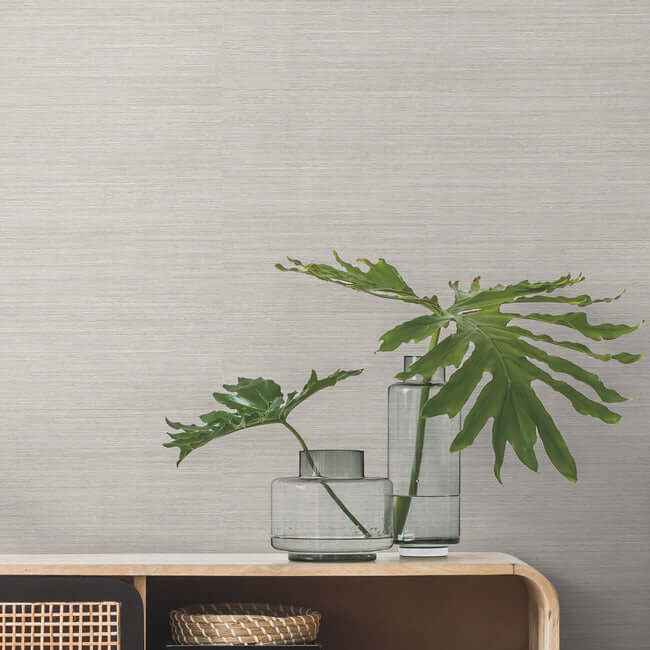 Trousseau Ibis White York High Performance Textile Wallcovering - York Wallcoverings - 200-01 - York Wallcoverings Wallpaper
