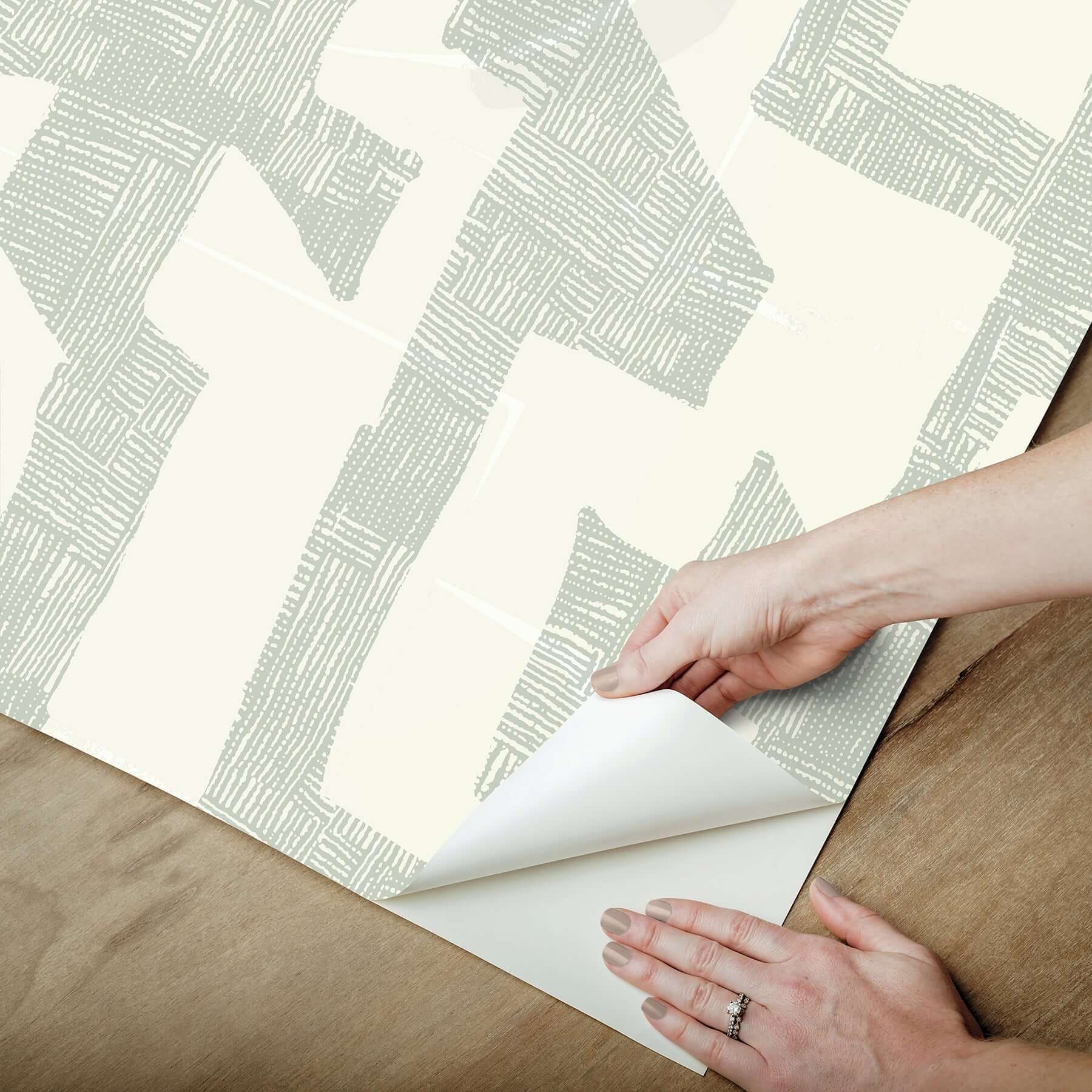 tribe-jade-premium-peel-stick-wallpaper-york-wallcoverings-psw1668rl - York Wallpaper Wallpaper