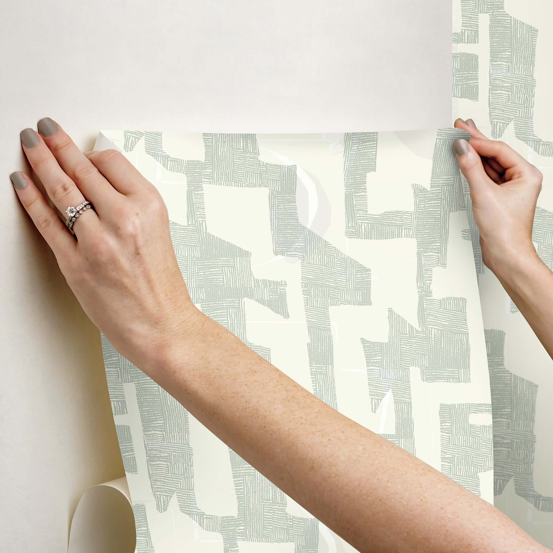 tribe-jade-premium-peel-stick-wallpaper-york-wallcoverings-psw1668rl - York Wallpaper Wallpaper