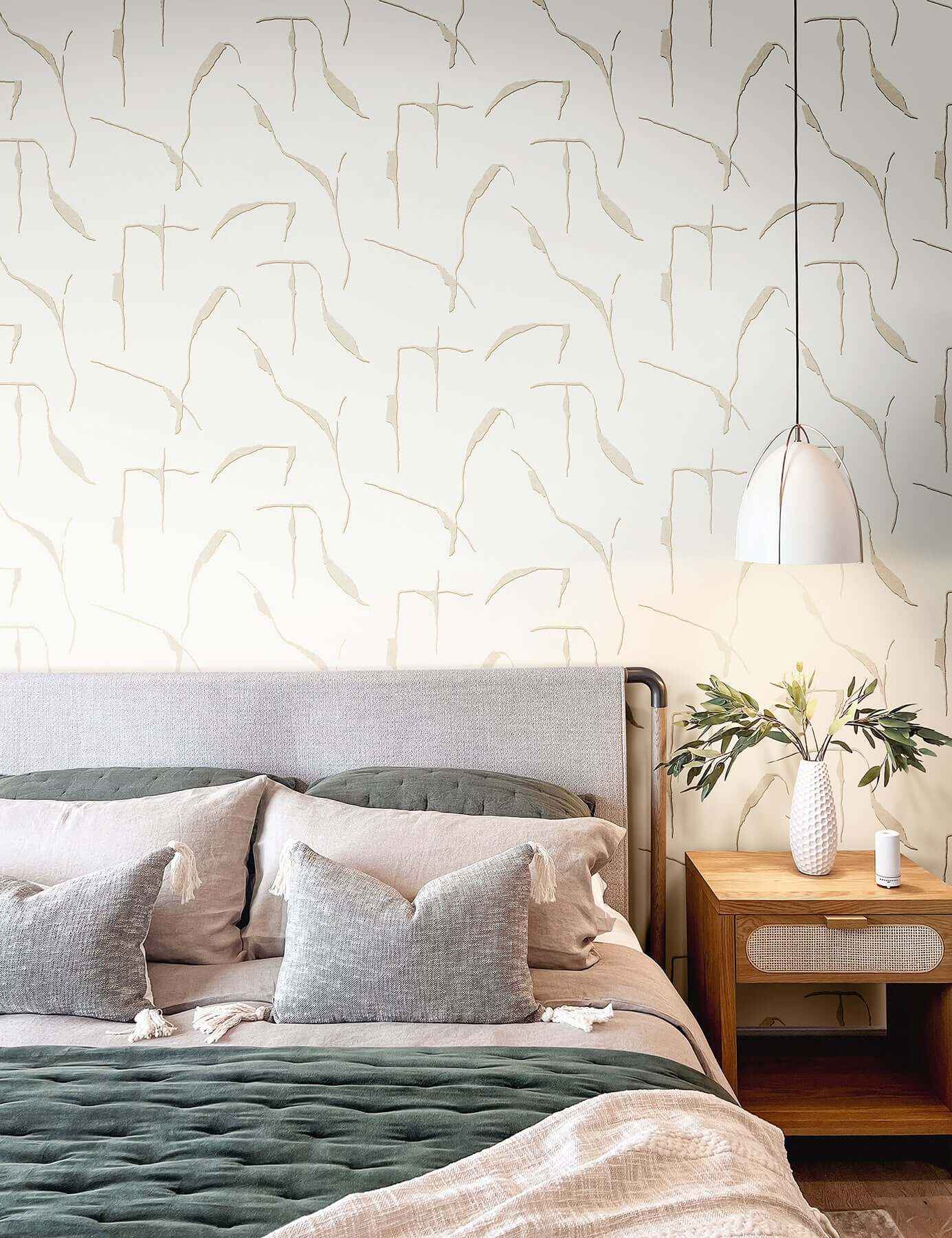 Ivory Coast Caramel & Gold Premium Peel + Stick Wallpaper - York Wallcoverings - PSW1651RL