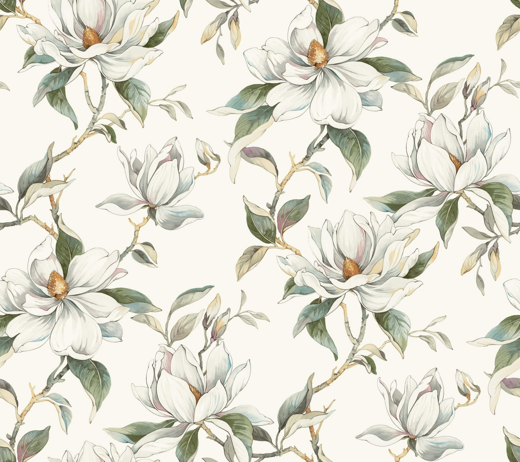 garden-jewels-white-wallpaper-york-wallcoverings-df3311 - York Wallpaper Wallpaper