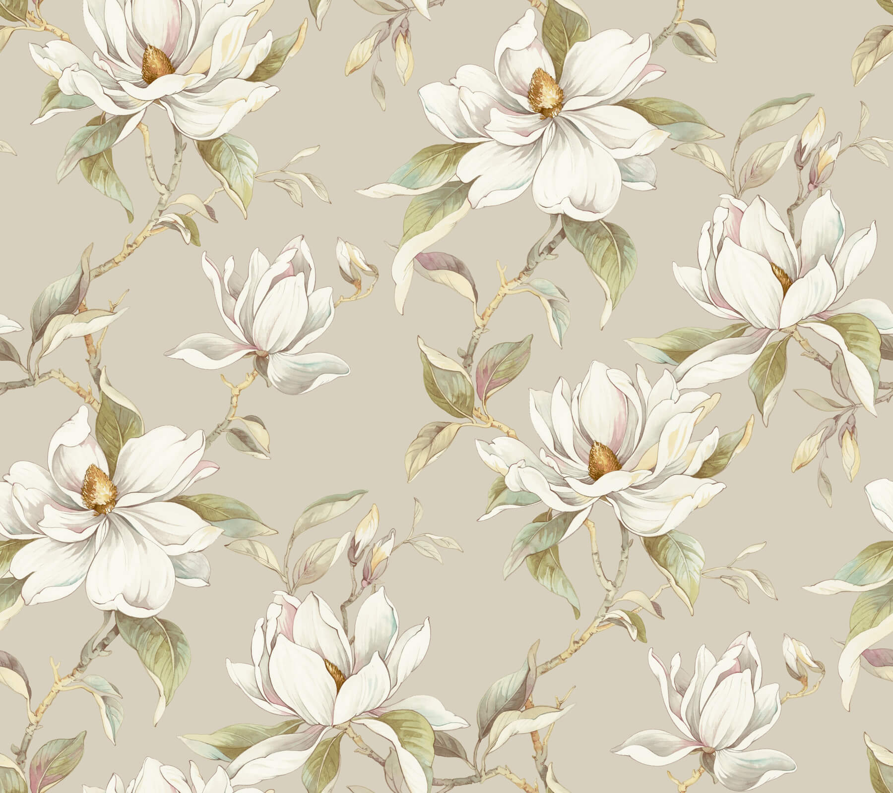 garden-jewels-linen-wallpaper-york-wallcoverings-df3312 - York Wallcoverings Wallpaper