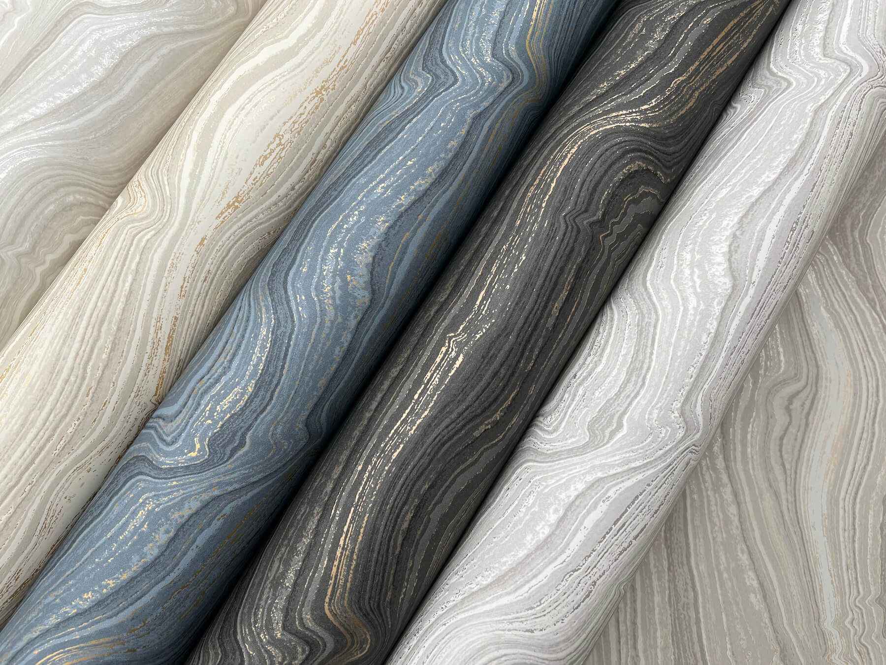 Mineral Shimmer Black & Gold Wallpaper - York Wallcoverings - DF3326 - York Wallcoverings Wallpaper
