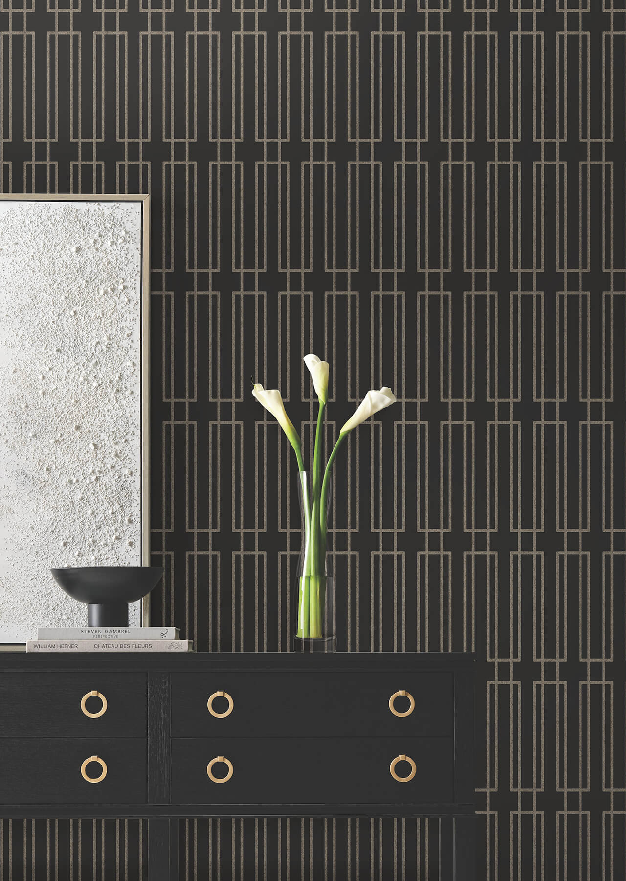 terrace-black-wallpaper-york-wallcoverings-df3328 - York Wallpaper Wallpaper