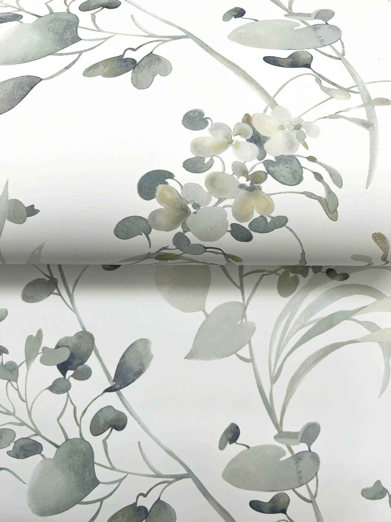 Spring Whispers Moss Wallpaper - York Wallcoverings - DF3344