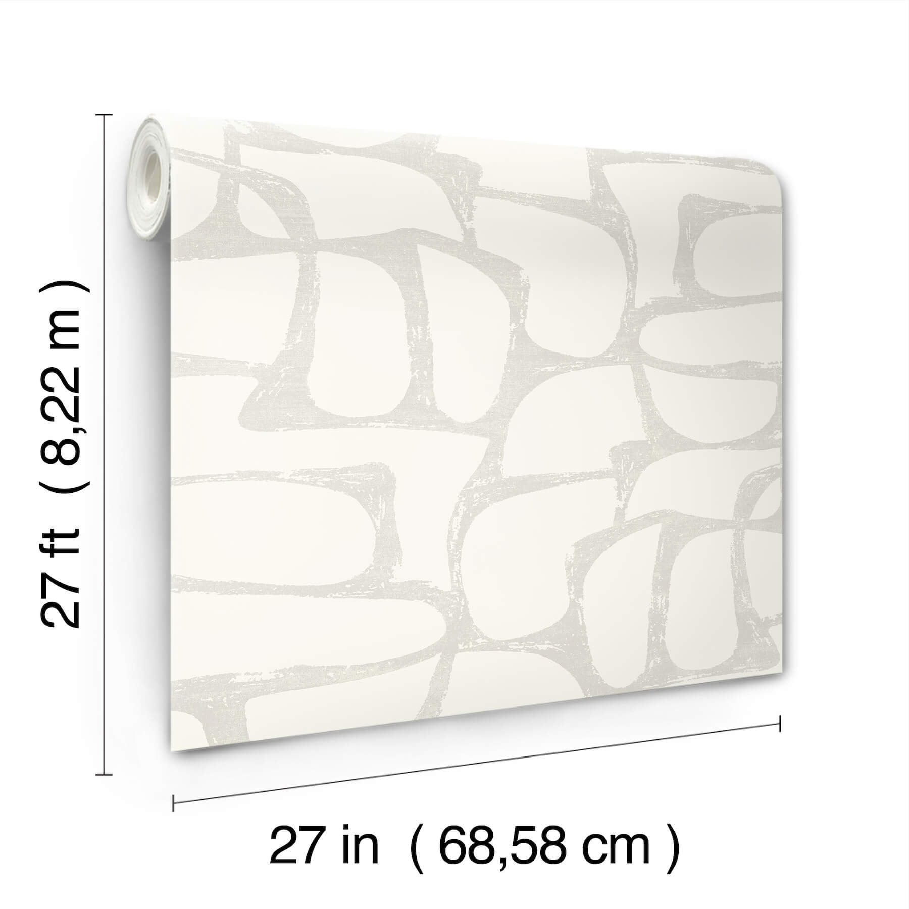 craftsman-geometric-white-soft-grey-wallpaper-york-wallcoverings-df3353 - York Wallpaper Wallpaper