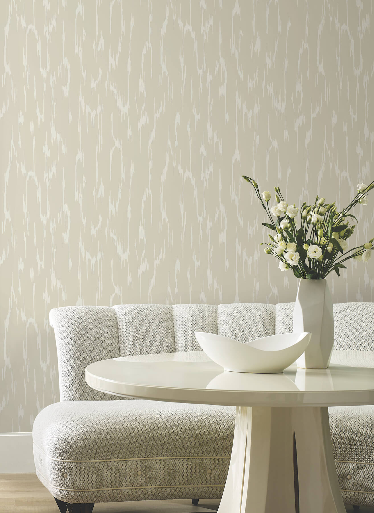 flowing-taupe-wallpaper-york-wallcoverings-df3364 - York Wallpaper Wallpaper