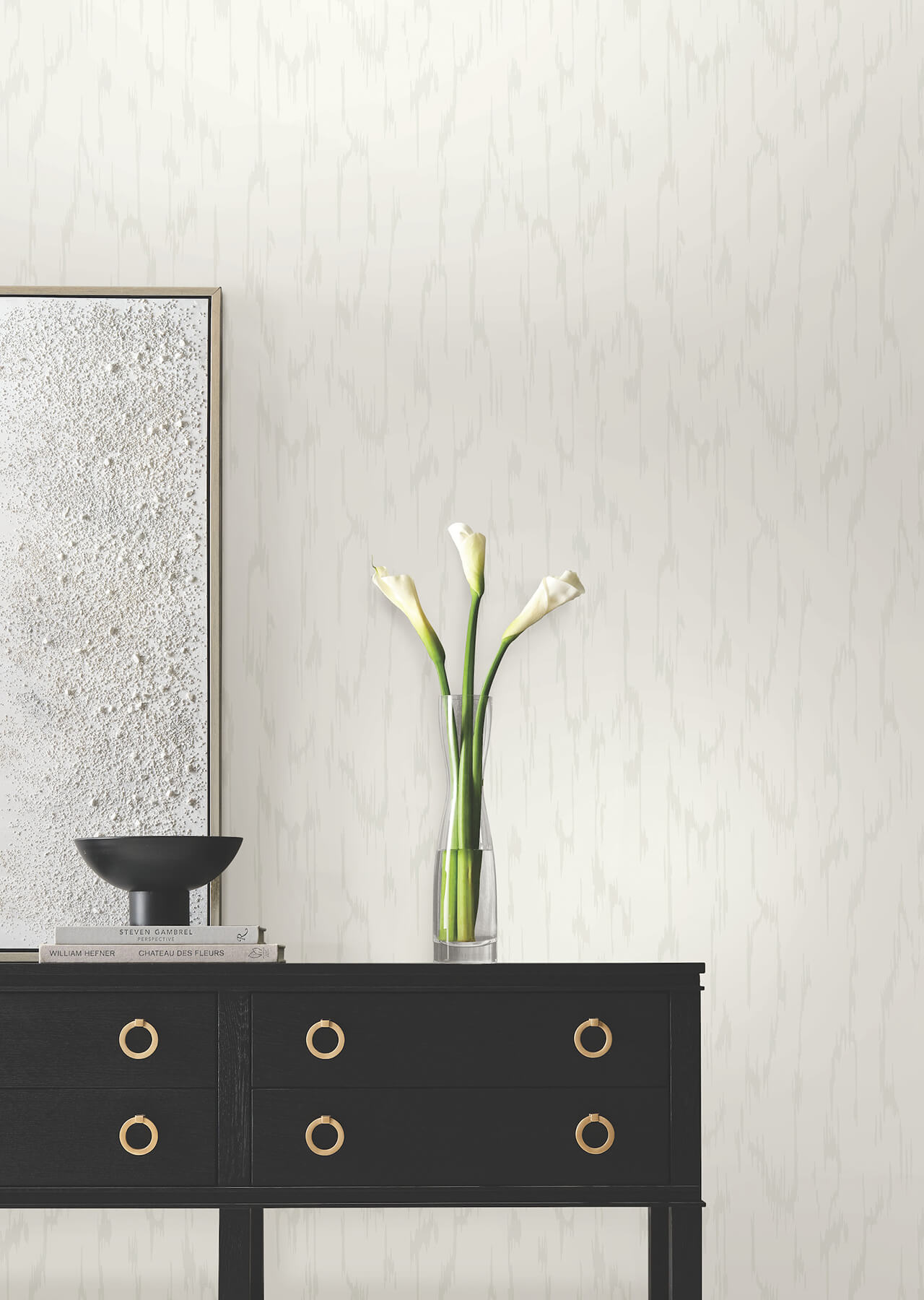 flowing-white-wallpaper-york-wallcoverings-df3365 - York Wallpaper Wallpaper