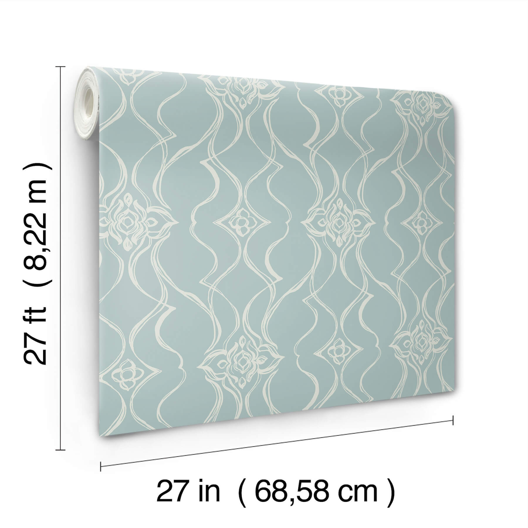 pirouette-spa-wallpaper-york-wallcoverings-df3376 - York Wallpaper Wallpaper