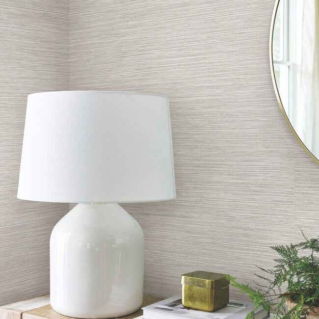 Trieste Oyster York High Performance Textile Wallcovering - York Wallcoverings - 221-01 - York Wallcoverings Wallpaper