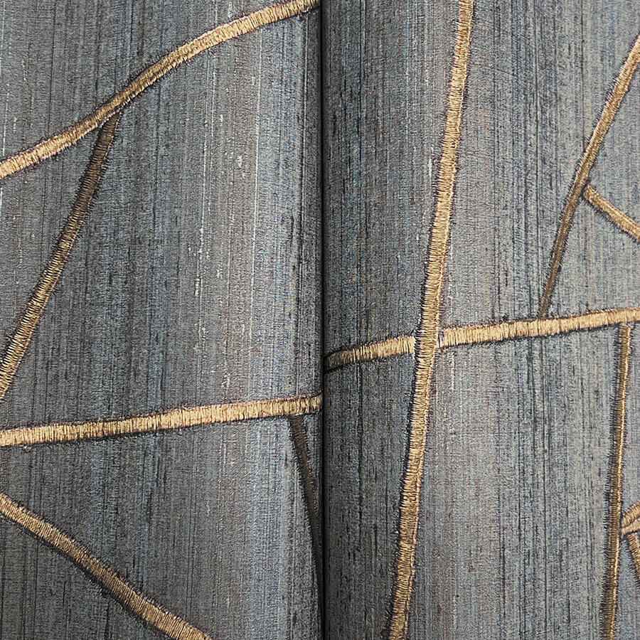 Lisle Sapphire Wallpaper - York Wallcoverings - SI6820 - York Wallcoverings Wallpaper