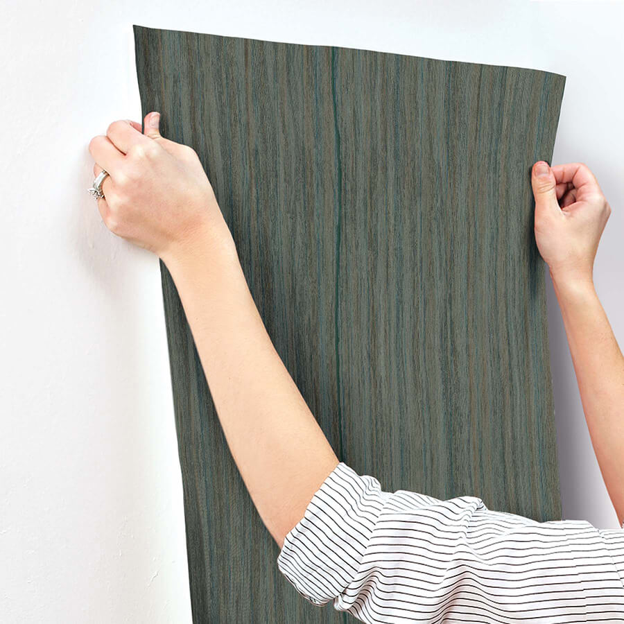 wistman-stripe-teal-wallpaper-york-wallcoverings-si25715 - York Wallcoverings Wallpaper