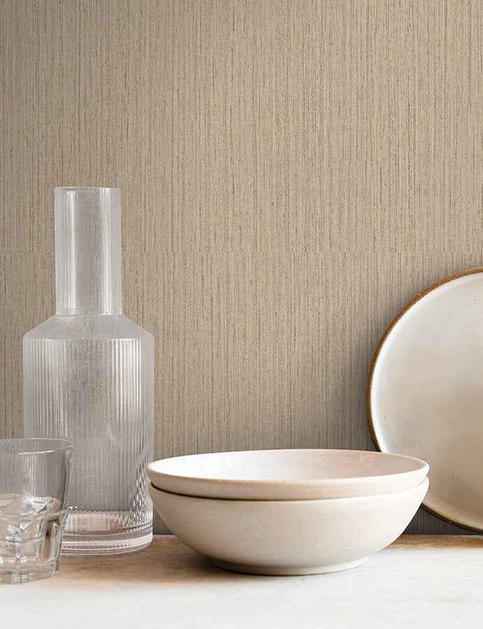 Shetland Hazelnut Wallpaper - York Wallcoverings - SI25840 - York Wallcoverings Wallpaper