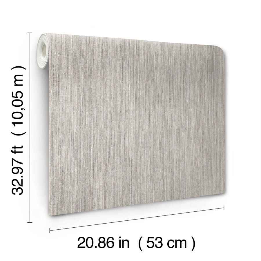 Washed Ramie Dove Grey Wallpaper - York Wallcoverings - SI25853 - York Wallcoverings Wallpaper