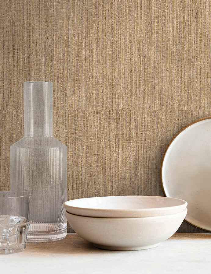 Washed Ramie Canyon Wallpaper - York Wallcoverings - SI25855 - York Wallcoverings Wallpaper