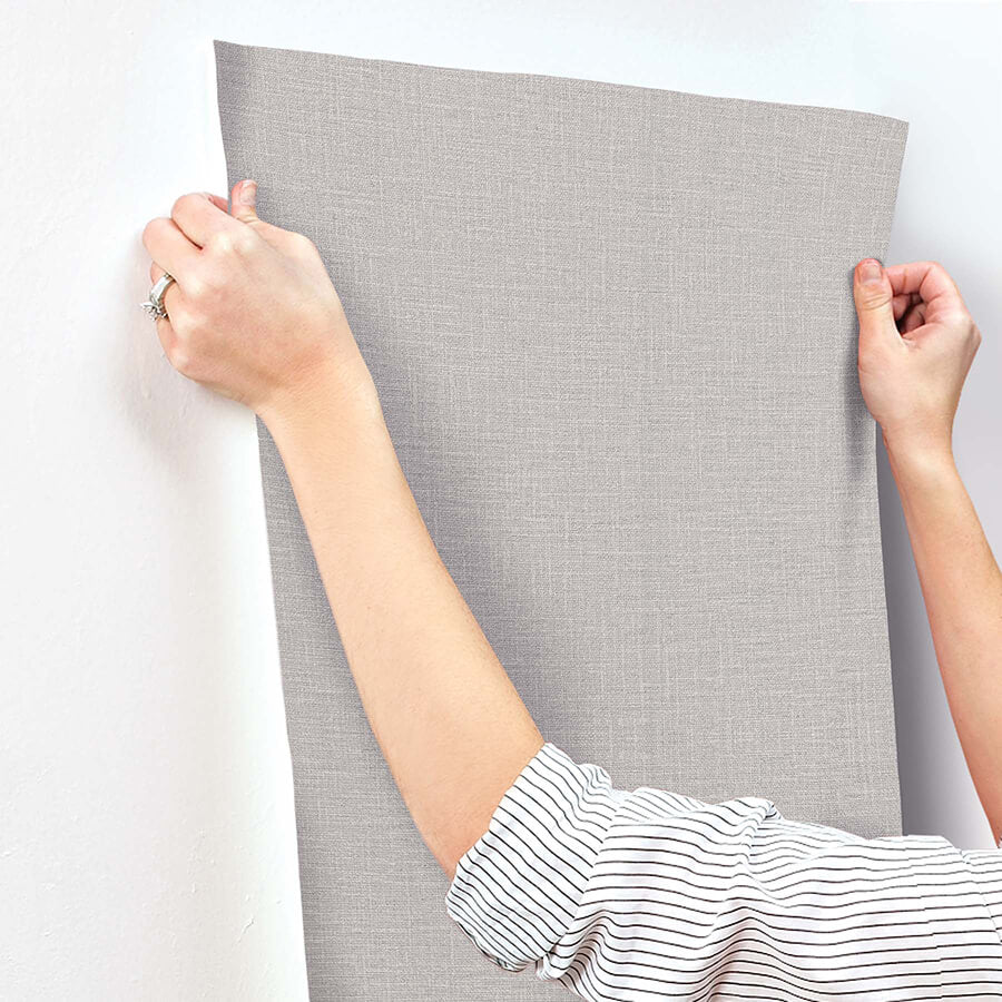 loom-dove-grey-wallpaper-york-wallcoverings-si26153 - York Wallcoverings Wallpaper