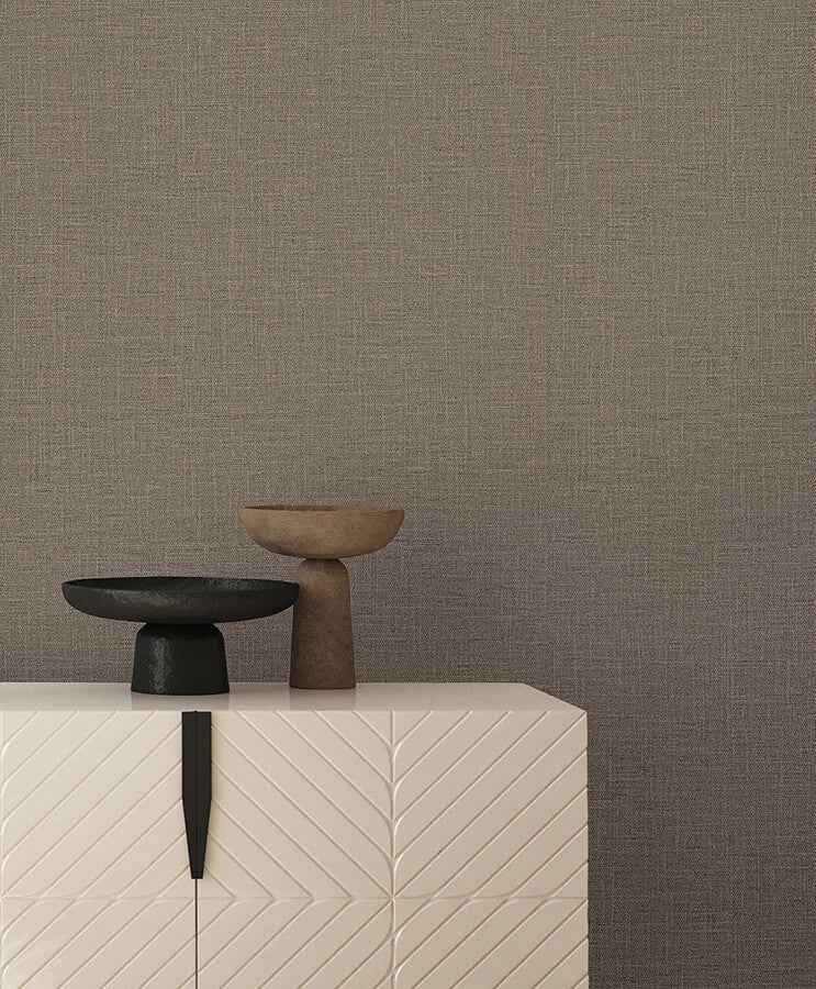 Loom Mushroom Wallpaper - York Wallcoverings - SI26157 - York Wallcoverings Wallpaper