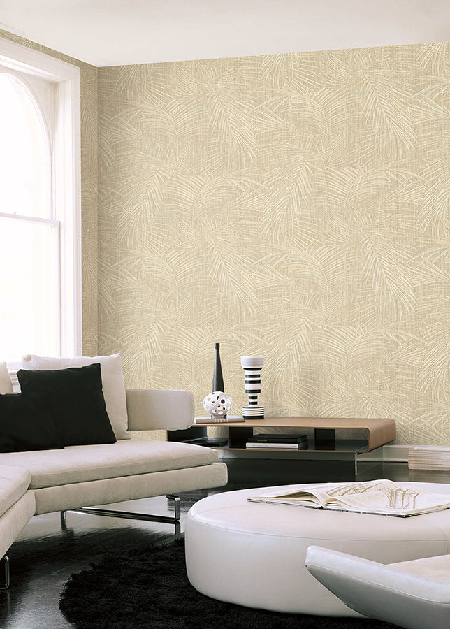 della-palm-wheat-wallpaper-york-wallcoverings-si50614
