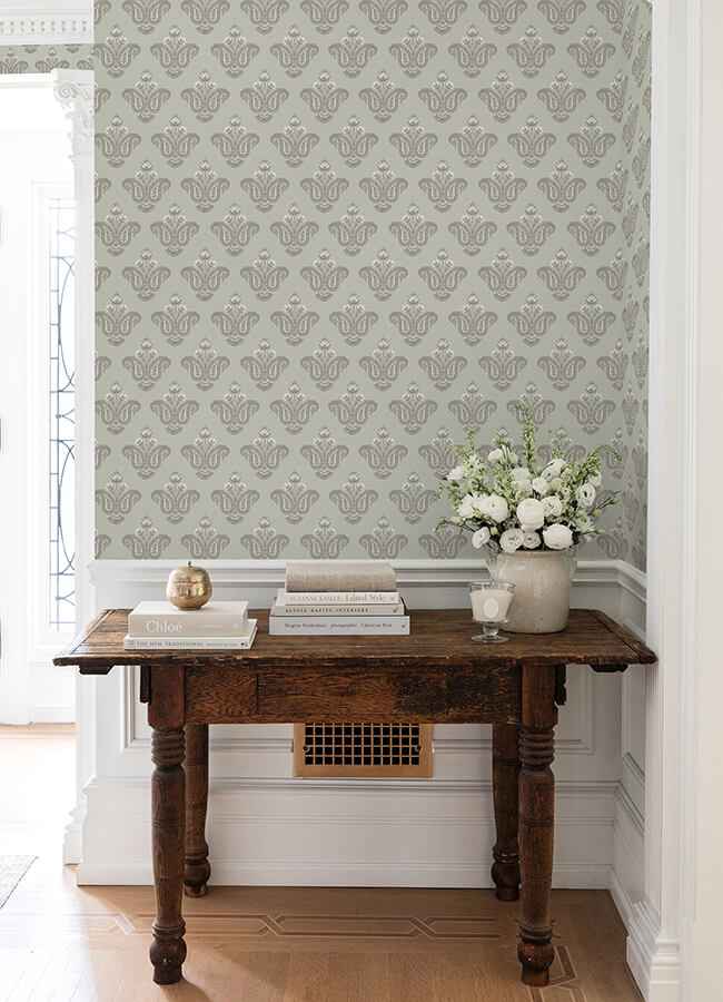 Fazia Moss Peel & Stick Wallpaper - York Wallcoverings - NNS6520 - York Wallcoverings Wallpaper