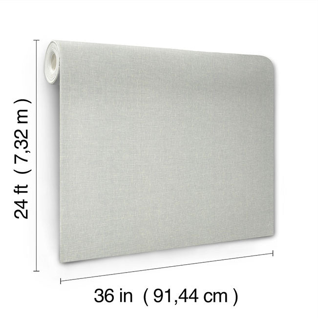 Sheer Linen Light Grey Wallpaper - York Wallcoverings - GRL86134 - York Wallcoverings Wallpaper