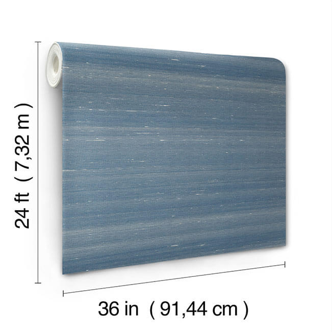 silk-road-lapis-wallpaper-york-wallcoverings-grl88117 - York Wallcoverings Wallpaper